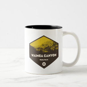 Waimea Canyon State Park Hawaii Two-Tone Coffee Mug