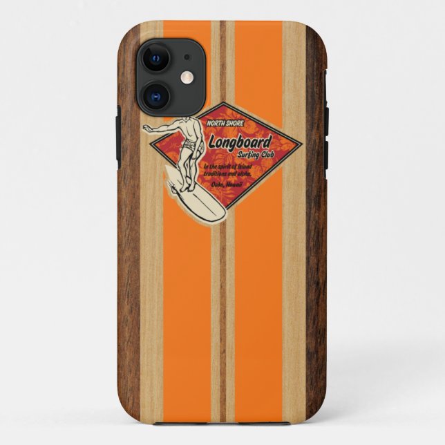 Waimea Surfboard Hawaiian iPhone 5 Cases (Back)