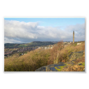 Wainhouse Tower from Albert Promenade, Halifax Photo Print