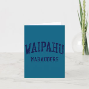 Waipahu high school hs waipahu hi vintage sports card