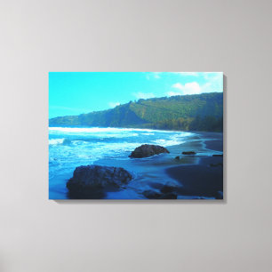 Waipio Valley Big Island Hawaii scenic canvas Print