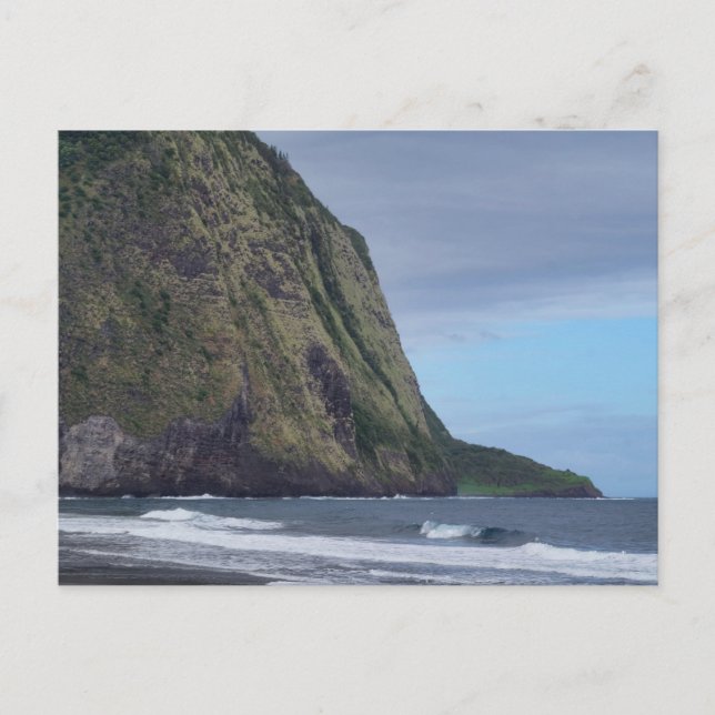 Waipio Valley Cliffs Postcard (Front)