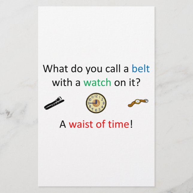 Waist of time joke (Front)
