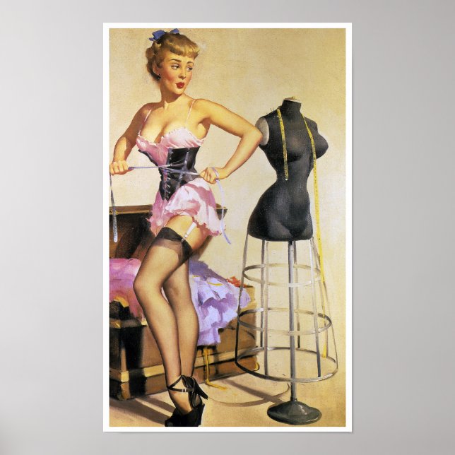 Waistline Pin Up Poster (Front)