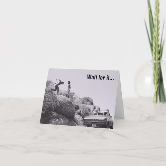 Wait for it card (Front)