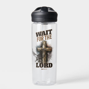 Wait For The LORD Isaiah 40:31 Water Bottle