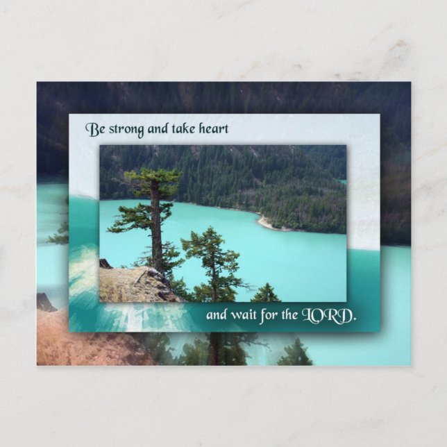 Wait for the LORD Postcard (Front)
