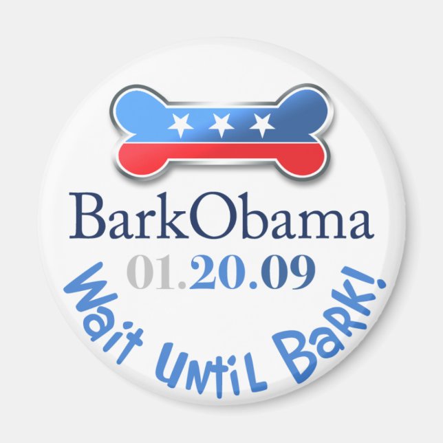 Wait until bark magnet (Front)