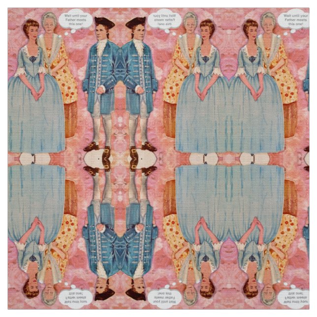 Wait until Your Father Gets Home! Fabric (Swatch)