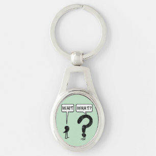 Wait, What? Key Ring