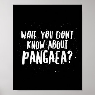 Wait, You Dont Know About Pangaea Awesome Funny Poster