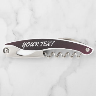 Waiter Corkscrew Wine Opener – Engraved Name Gift