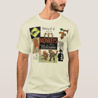 waiter, monkey, golfing monkey, T-Shirt