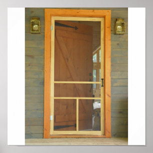 Waiting At The Door Poster