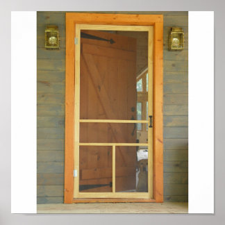 Waiting At The Door Poster