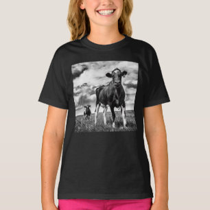 Waiting BW Crop T-Shirt