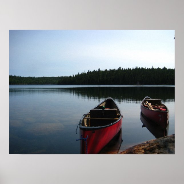 Waiting Canoes Poster (Front)