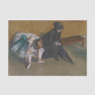 Waiting decoupage tissue paper