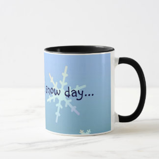 Waiting for a snow day... mug