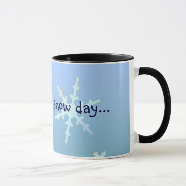 Waiting for a snow day... mug (Right)