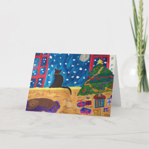 Waiting For Christmas Greeting Card