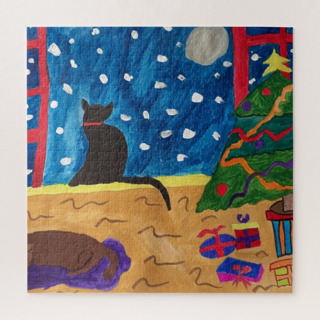Waiting For Christmas Jigsaw Puzzle (Vertical)