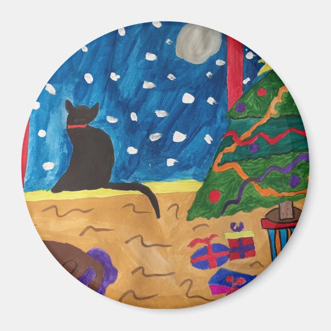 Waiting For Christmas Magnet (Front)