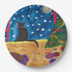 Waiting For Christmas Paper Plate