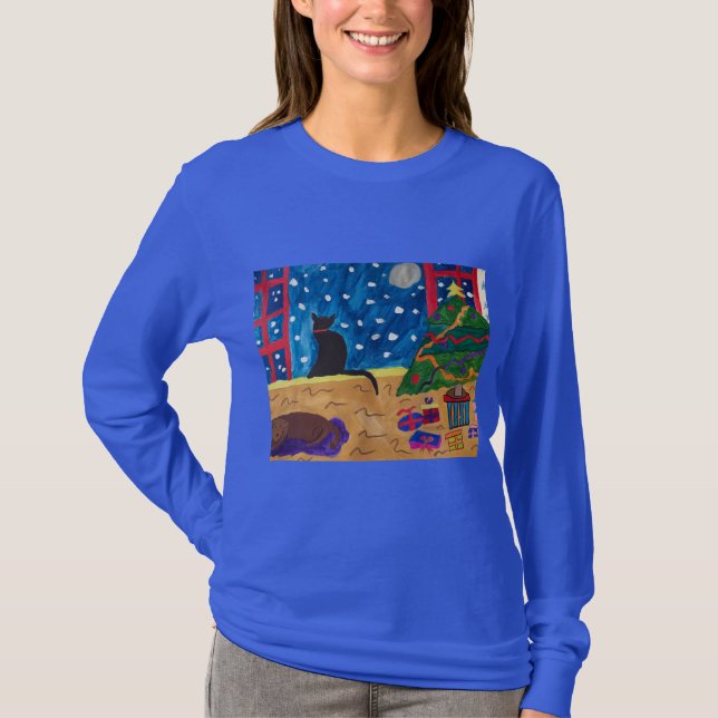 Waiting For Christmas T-Shirt (Front)