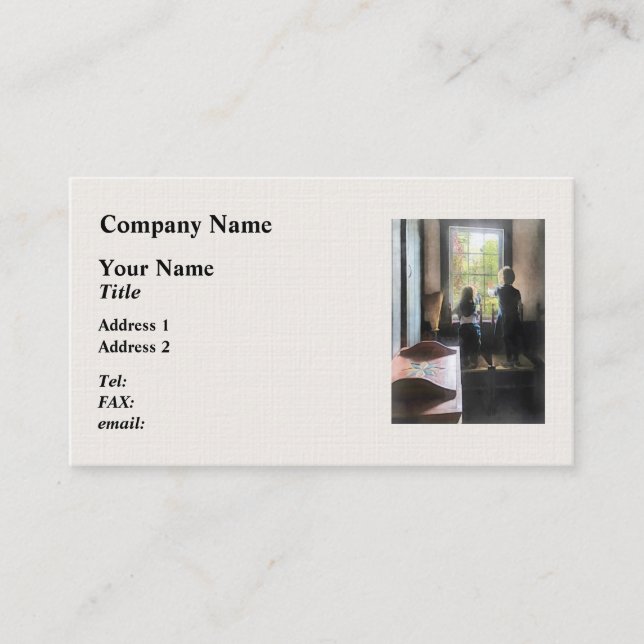 Waiting for Daddy Calling Card (Front)