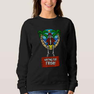 Waiting For Friday Robinson Parody Crueso Weekend Sweatshirt
