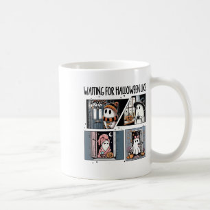 Waiting For Halloween Like Cute Ghost Coffee Horro Mug