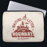 Waiting for my Letter to HOGWARTS™ Laptop Sleeve<br><div class="desc">Still waiting on your owl? This charming “Waiting on My Letter to Hogwarts™” design perfectly captures the hopeful anticipation of every aspiring witch or wizard. Featuring a vintage-inspired Hogwarts silhouette, a soaring owl delivering a letter, and classic “Owl Post Service” typography, this design blends nostalgia with wizarding whimsy. It’s a...</div>