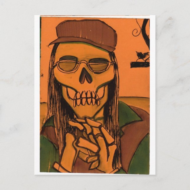 Waiting for my life back postcard (Front)