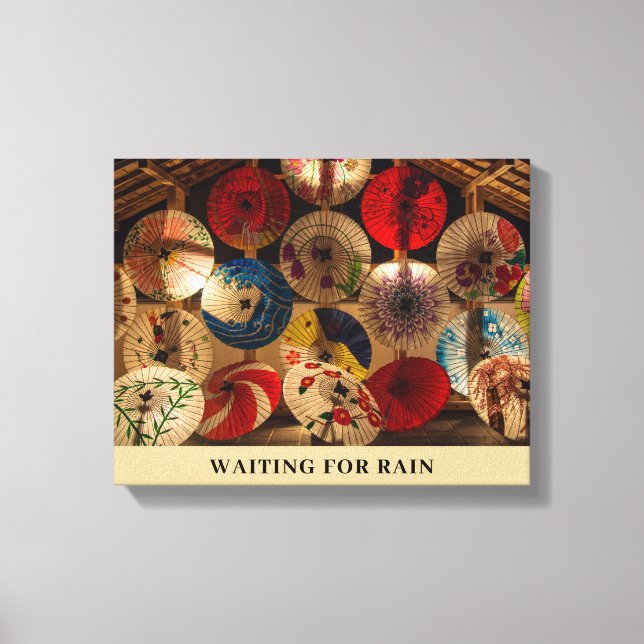 "WAITING FOR RAIN" CANVAS PRINT (Front)