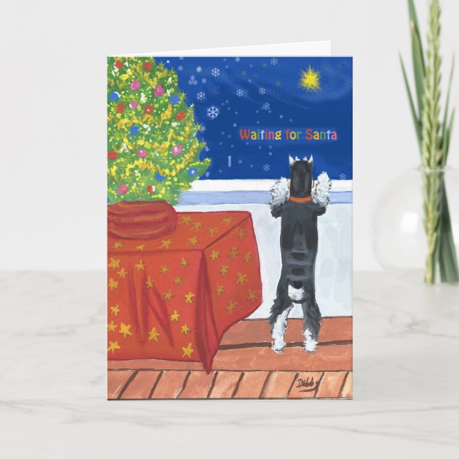 Waiting for Santa Christmas Card (Front)