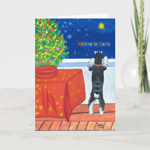 Waiting for Santa Christmas Card