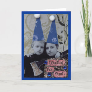 Waiting for Santa Holiday Card