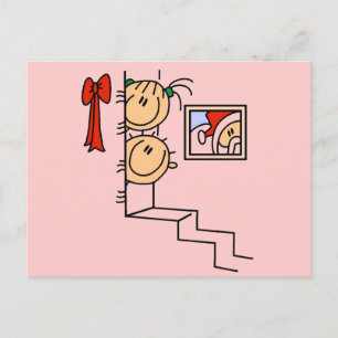 Waiting for Santa T-shirts and Gifts Holiday Postcard