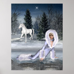 Waiting for Star - Winter Fantasy Print
