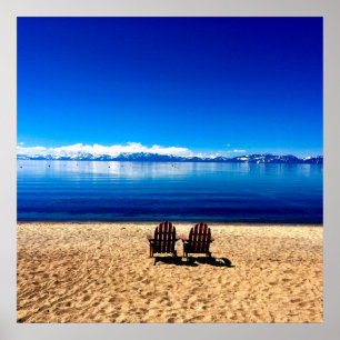 Waiting for Summer on Lake Tahoe Poster