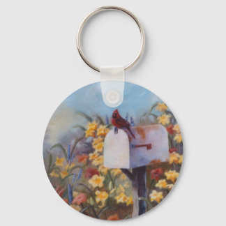 Waiting For the Mail Key Ring
