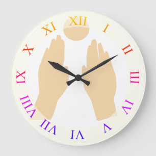 Waiting for the Sun I Large Clock