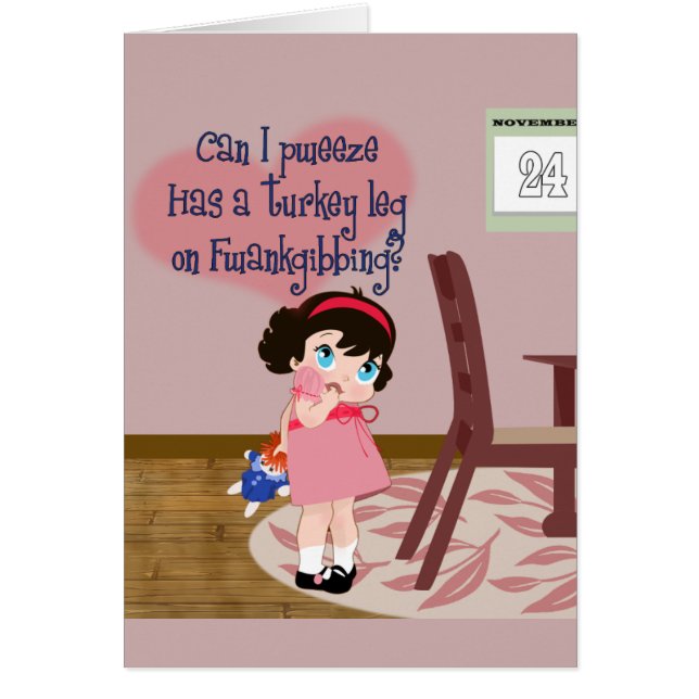 Waiting for Turkey Dinner (Front)