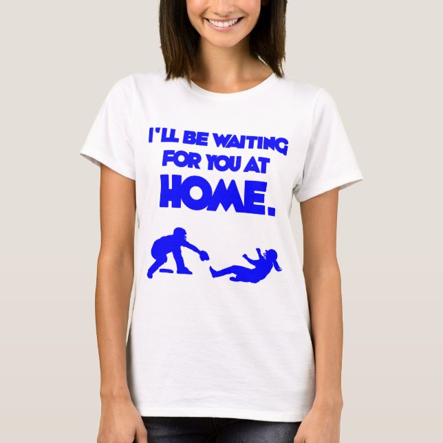 Waiting For You, blue T-Shirt (Front)