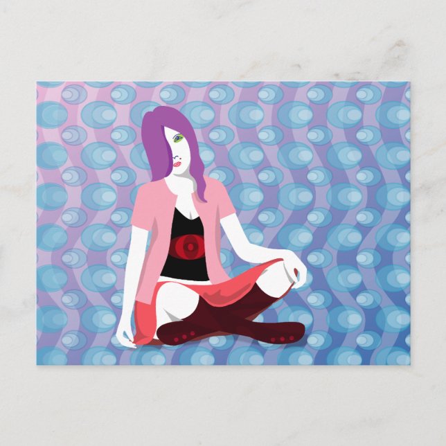 "Waiting for You" Postcard (Front)