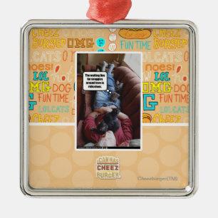 Waiting line for snuggles metal tree decoration