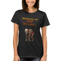 Waiting on Fall Be Like – Funny Melting Skeleton