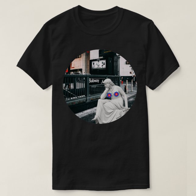 Waiting on the subway T-Shirt (Design Front)
