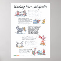 Waiting Room Etiquette - A3